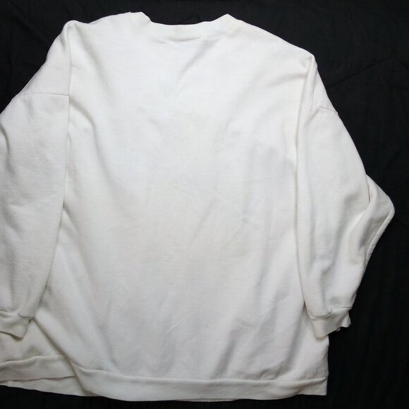 Vintage Looney Tunes Christmas Bugs Bunny Taz Tweetie Daffy Crewneck Sweatshirt - Picture 9 of 9